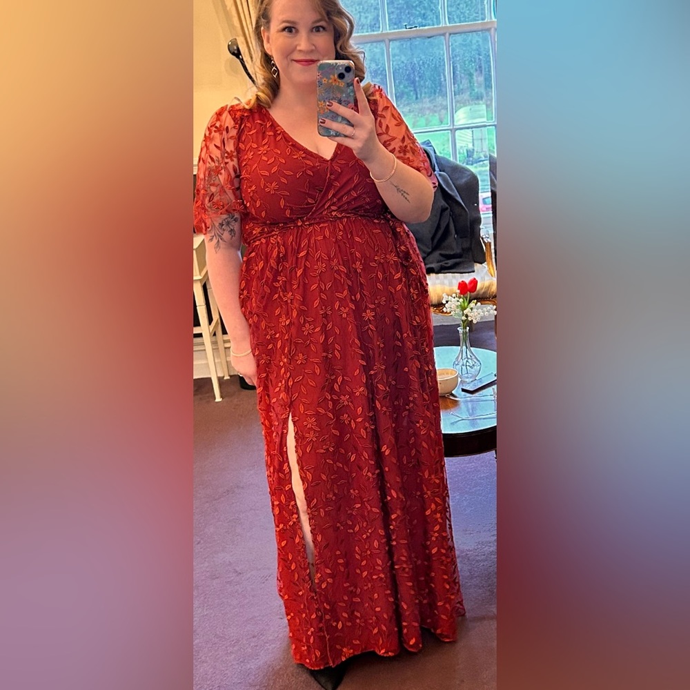 Baltic Born Mariselle Dress Crimson XXXL - Picture 2 of 3